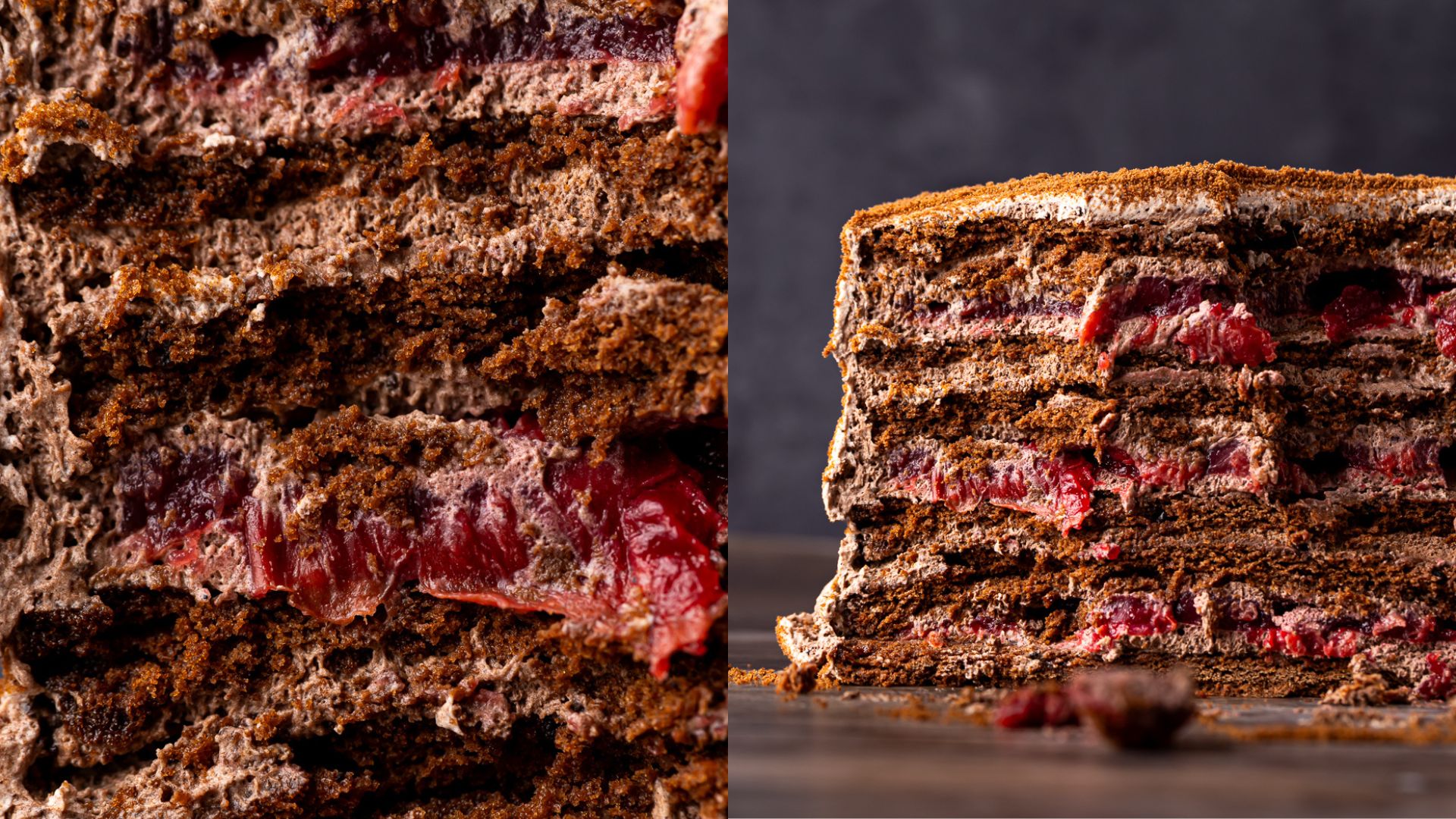 Medaus torto receptas "Vyšnia"