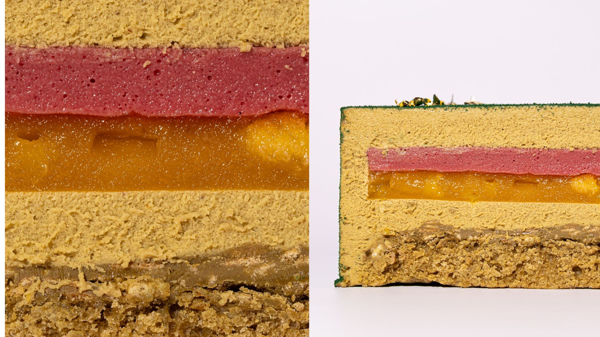 Torto receptas "Velours Pistache"